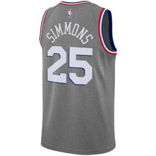 Load image into Gallery viewer, Ben Simmons Philadelphia 76ers Gray Swingman City Edition Jersey 2018 - 2019