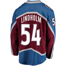Load image into Gallery viewer, Anton Lindholm Colorado Avalanche Player Swingman Jersey