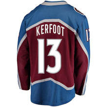 Load image into Gallery viewer, Alexander Kerfoot Colorado Avalanche Player Swingman Jersey