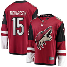 Load image into Gallery viewer, Brad Richardson Arizona Coyotes Player Swingman Jersey