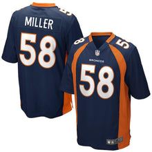 Load image into Gallery viewer, Von Miller Denver Broncos American football jersey