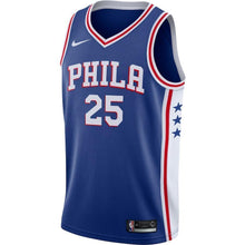 Load image into Gallery viewer, Ben Simmons Philadelphia 76ers Blue Swingman Jersey 2018 - 2019